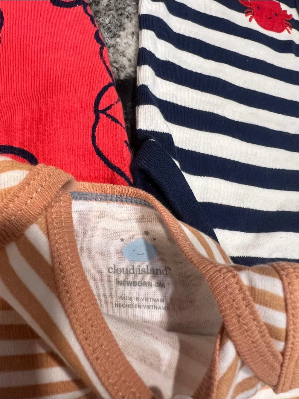 Newborn Baby Sleeveless Summer Bundle | Carter’s & Cloud Island 3-Piece Set